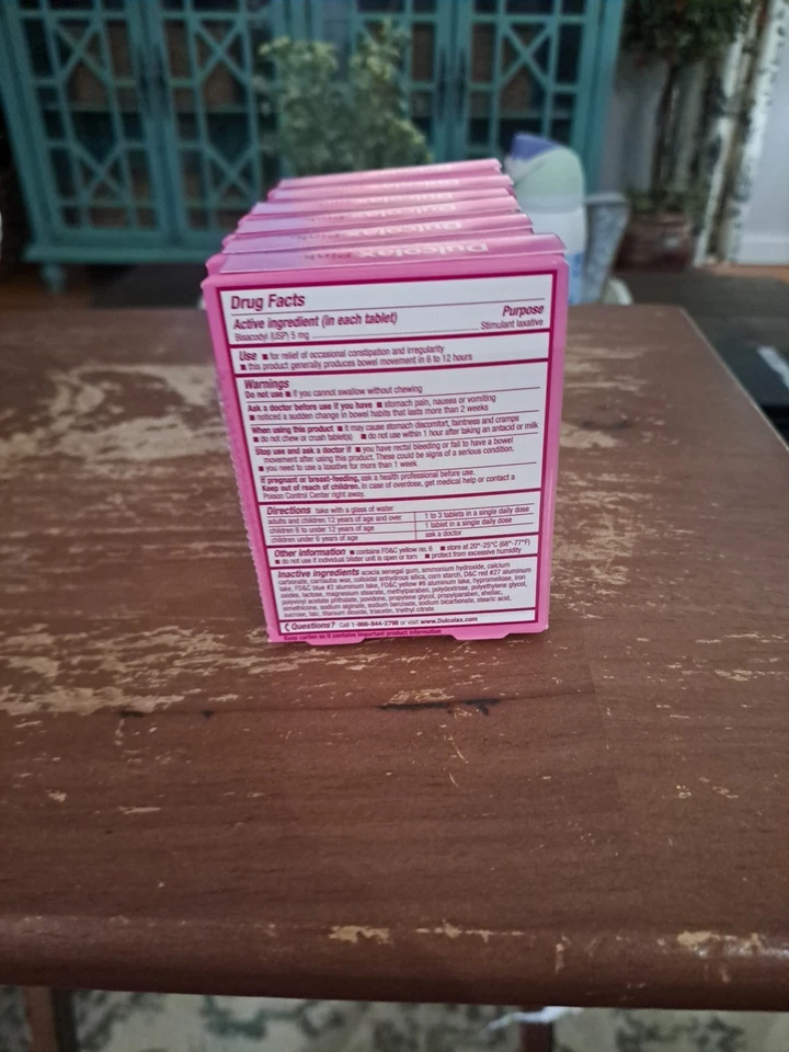 (LOT OF 6) Dulcolax Womens Gentle Laxative Comfort Coated Tablets 5 mg 25 Count - Image 3 of 4