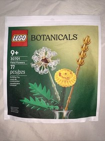Lot Of 4 LEGO 30701 Botanicals Field Flowers Set 77 PCs/pzs