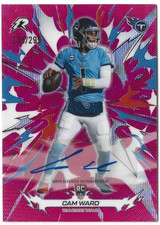 Cam Ward 2025 Topps Resurgence Magenta Surge Auto Rookie Titans  /299 RC