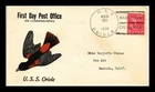 US COVER USS ORIOLE MARE ISLAND CALIFORNIA NAVAL CANCEL FIRST DAY POST OFFICE