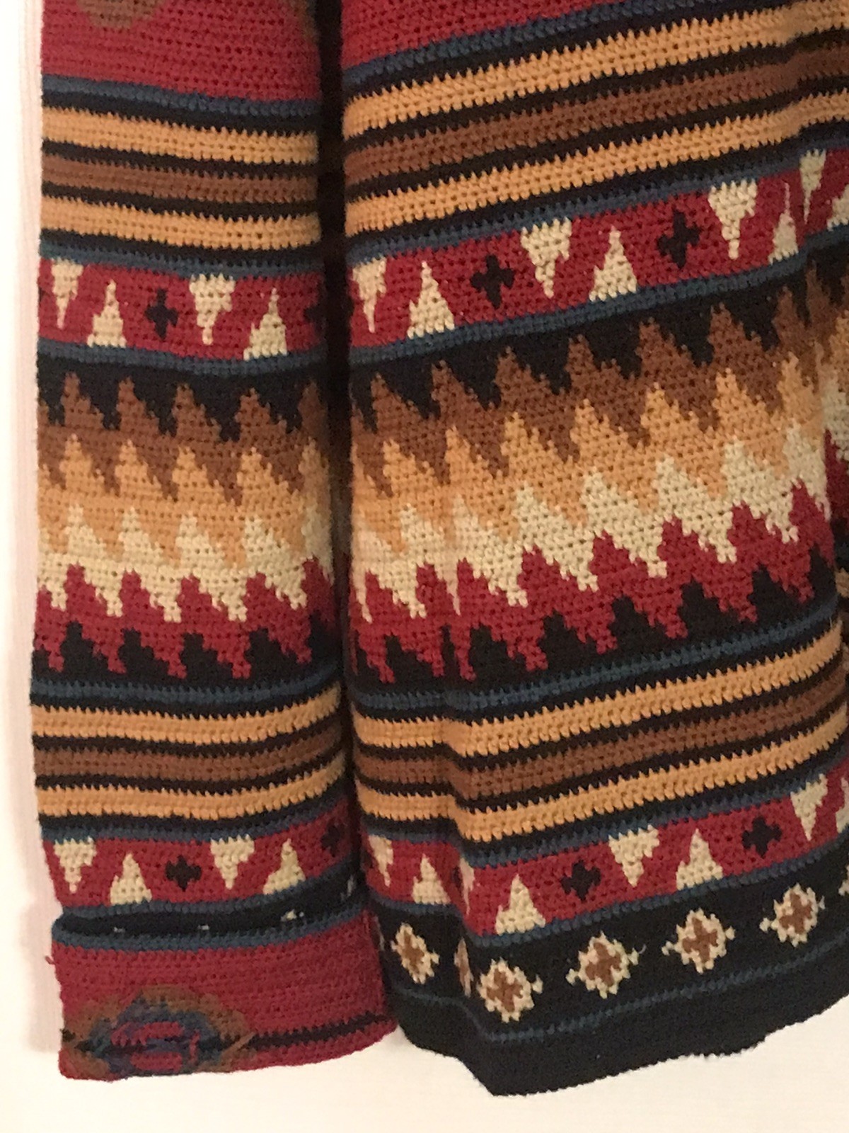 Pendleton Cardigan Sweater Aztec Native Southwest… - image 9