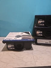 RELN Catch Basin Kit 13" x 5 Low Profile Drain Grate 8ft Pipe Black Plastic Yard