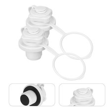 3 Pcs Spiral Air Nozzle Inflatable Plug Replacement Boat Valve Anti-leakage
