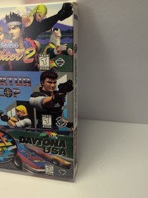 Sega Saturn 3 Game Set Virtua Fighter, Virtua Cop Daytona Brand New Open Box VGC