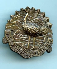 The Kings Colonials  British African Squadron  Cap Badge