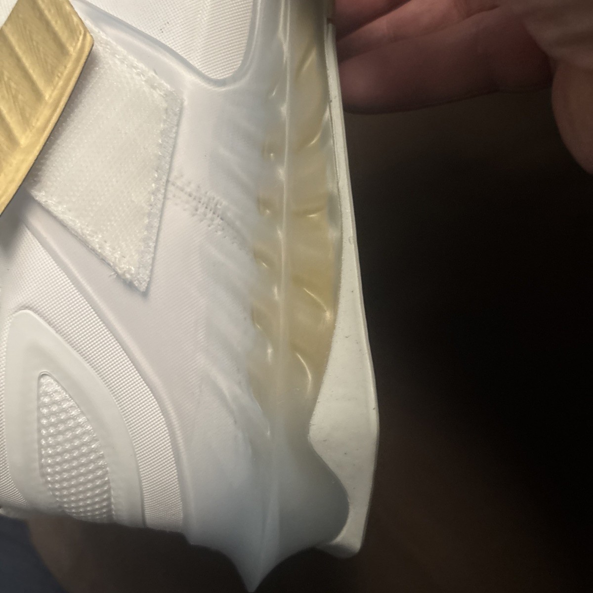 Nike Savaleos White Metallic Gold Weightlifting Shoes CV5708-101 Men’s Sz 9 Nike Savaleos White / Metallic Gold - Dec 2024 - CV5708101  main image 2