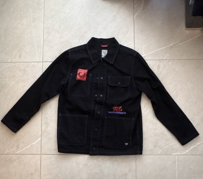 Vans Off The Wall Gallery Ruben Martinho Men's Black Work Jacket Medium