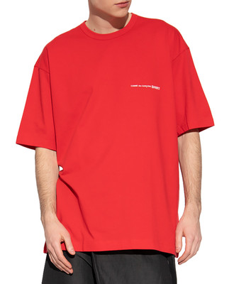 COMME DES GARÇONS Cotton Jersey T-shirt Shirt Regular Fit Tee Top FIT017 New M