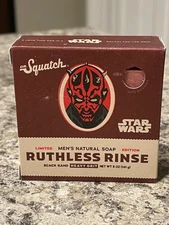 Dr Squatch STAR WARS Ruthless Rinse Limited Edition Darth Maul Soap Heavy Grit