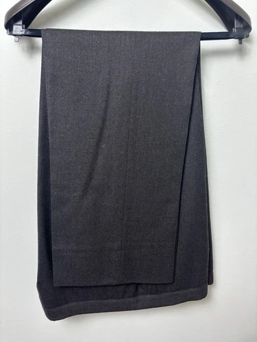 Wool Flannel Pants Mens 38x31 Brown Dress Trousers Vintage Old Money High Rise image 6