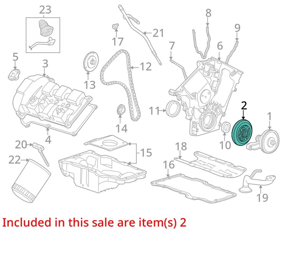 Equilibrador armónico 6-183 3,0 L DOHC compatible con 96-05 SABLE 2138240 Foto 3 de 4