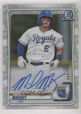 2020 Bowman Chrome Prospect Refractor 493/499 Michael Massey #CPA-MM Auto q2c