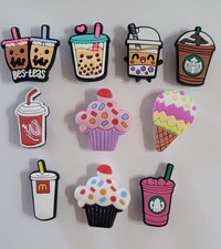10 Pcs. Food Charms For Crocs