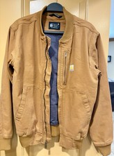 Carhartt Rugged Flex Duck Relaxed Fit Bomber Jacket Style 106781 NWOT