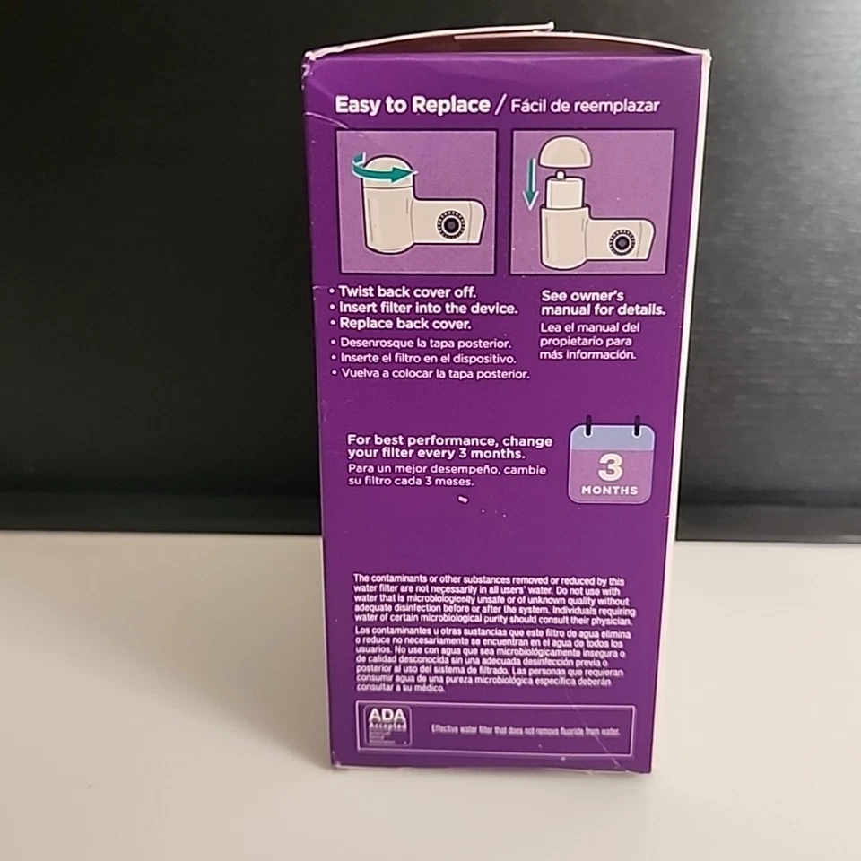 Сменный фильтр с креплением крана PUR 2 шт., подлинный фильтр PUR, 2 в 1 мощный - Изображение 4 из 4