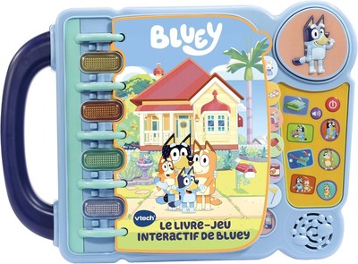 VTech Bluey Mein interaktives Spielbuch Lernbuch Kinder Bluey Toy FRANZÖSISCH  