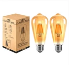 8 Watt LED Edison Light Bulbs Vintage LED Light Bulbs E26 Base Dimmable Decor