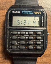 Vintage 1980s CASIO 3208 CA-53W calculator watch - Marty McFly (A15)