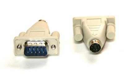 DB9-Male Mouse adapter to PS2-Male MiniDin 6 port