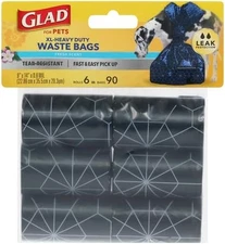 Glad Pets Tropical Breeze Dog Waste Bags 90 Count