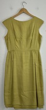 Vintage 1960s Jeunesse New York Yellow Sleeveless Dress