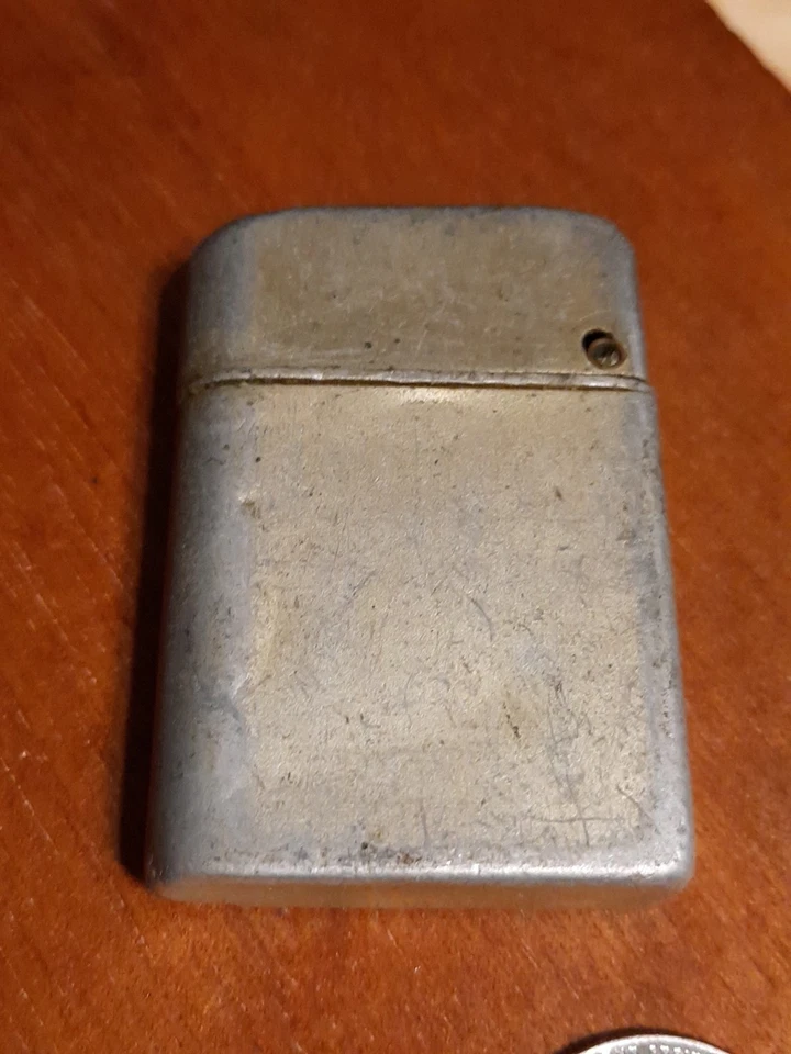 Vtg Flip Top Lighter Silvertone For Repair Storm Master RCA Picture Tubes H50 - Image 2 of 4