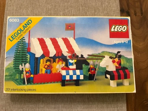 Vintage 1979 LEGO Castle set - Knight's Joust Tournament 6083 - With Box & Instr