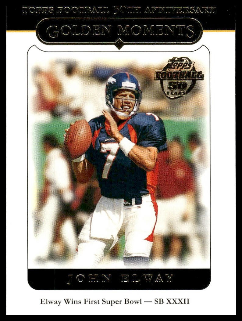 2005 Topps #322 John Elway Denver Broncos NM+
