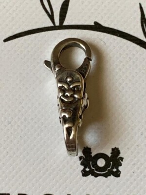 Trollbeads Limited Ed Rare Faces Academy Silver Lock Clasp HTF