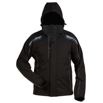 ELYSEE Softshelljacke schwarz Regenjacke Herren Outdoorbekleidung Arbeitsjacke