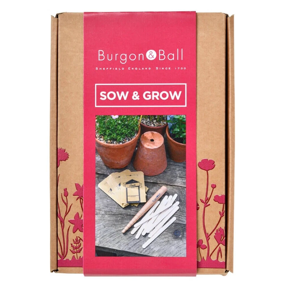 Juego de plantación de semillas de burgón y bola etiquetas Dibber para siembra cultivar plántulas de jardín inicio Foto 3 de 4