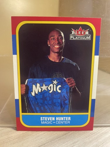2001-02 Fleer Platinum Steven Hunter Rookie Orlando Magic #240