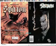 SPAWN #83 GREG CAPULLO TODD MCFARLANE ORIGINAL PRODUCTION ART COVER IMAGE COMICS