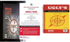NFPA 70 National Electrical Code Handbook 2020 Ed With Tab Hardcover + ugly ele