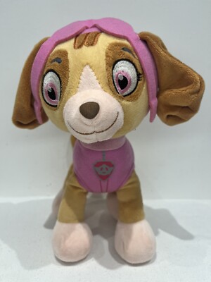 Paw Patrol Skye Stofftier Plüschtier Nickelodeon Play by Play Spin Masters 10 Zoll x 11 Zoll