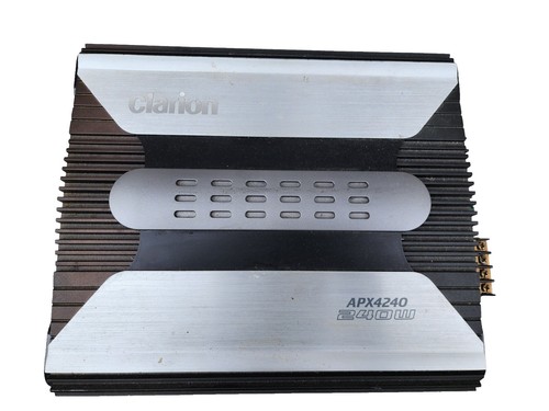 Clarion ADDZEST APA4300HX HX 4 Channel Car Amplifier 75W x4 Audio
