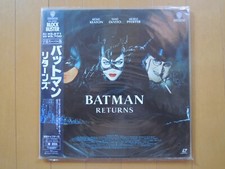 Tim Burton BATMAN RETURNS Laser disc japan movie japanese new unopened