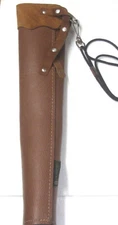 E.W. Bateman 13” Vinyl Arrow Quiver w/ Leather Trim