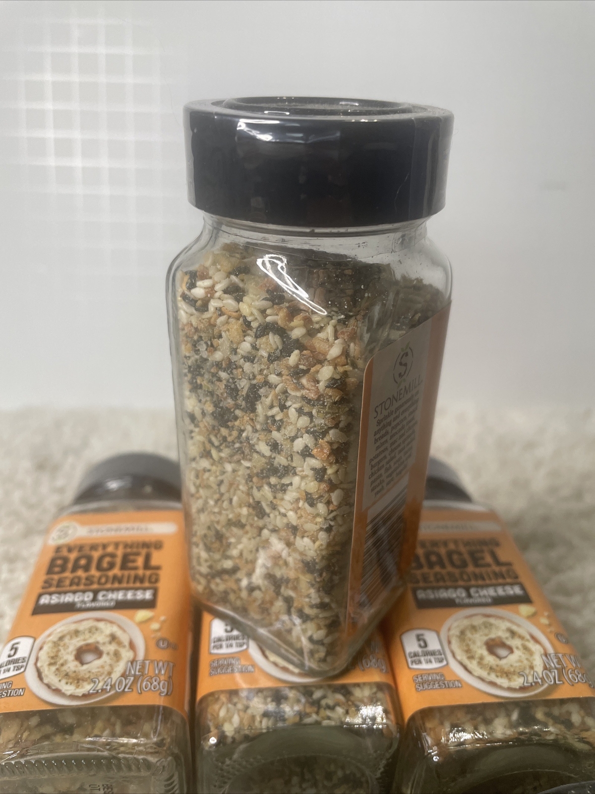 Everything Bagel Seasoning lot of 6 Stonemill Expired Best Buy Asiago