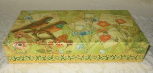 Punch Studio Decorative Gold Foil Larks Meadow Keepsake Memory