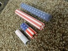Manhattan Ballpoint Twist Pen with Stars and Stripes Body & Gold & Black Trim — photo 10