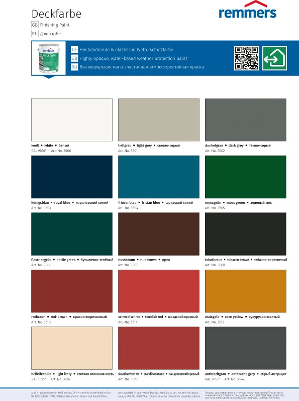 5 ltr. Remmers Aidol Deckfarbe Holzfarbe Wetterschutzfarbe  - Bild 2 von 2