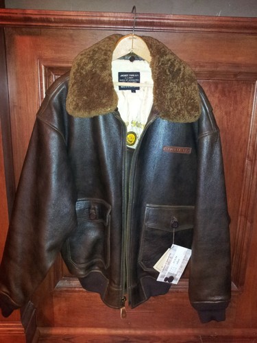 COCKPIT Type G-1 Flight Leather Jacket 