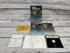 VTG 1983 Flight Simulator II SubLogic Commodore 64 Computer PC Game With Box