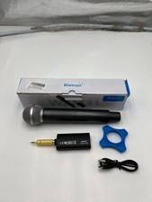 BULK LOT OF 9-Bietrun WXM31 UHF Wireless Microphone System With Receiver 98ft