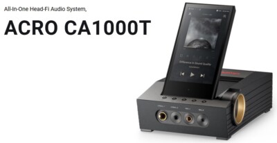 Astell&Kern ACRO CA1000T All-in-1 Head-Fi Audio System Dual ESS ES9039MPRO Gray