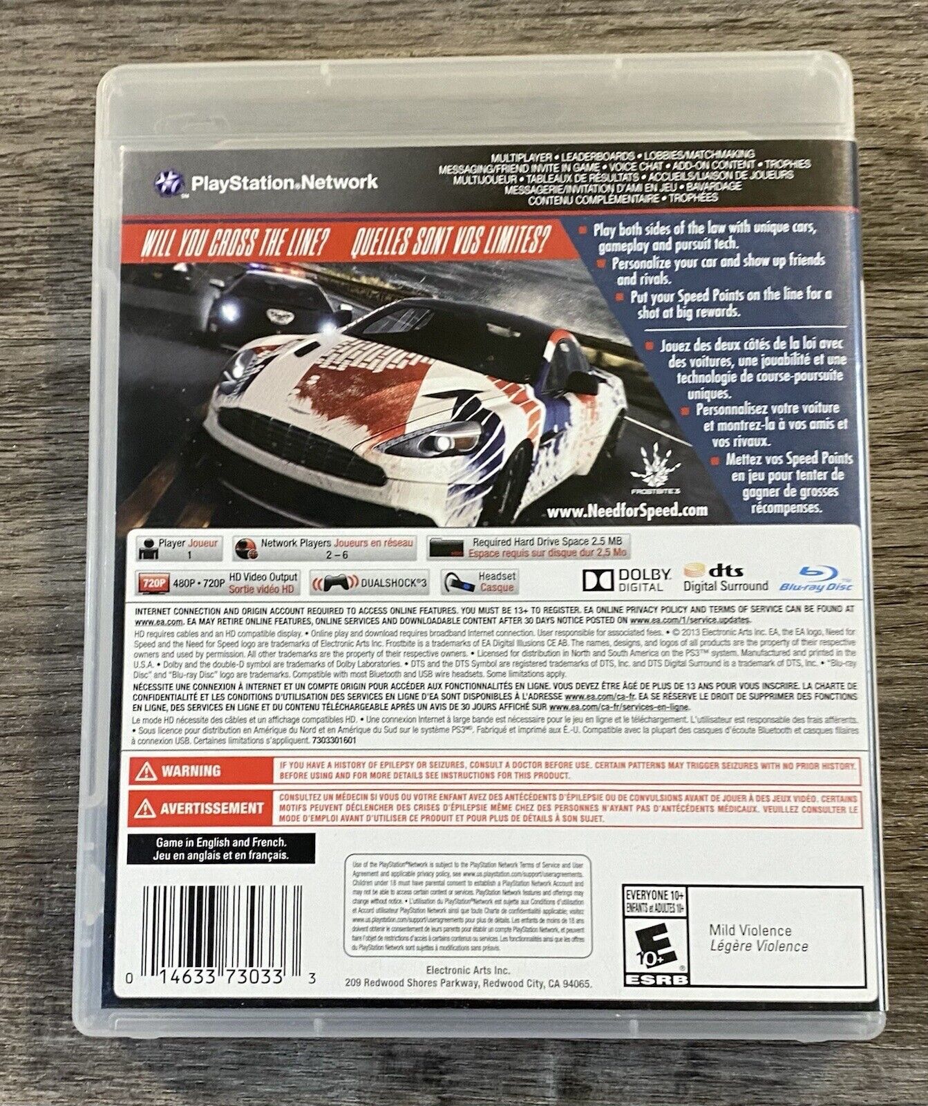 Need for Speed Rivals PS3 Playstation 3 Complete With Manual Street Racing  Game 14633730333