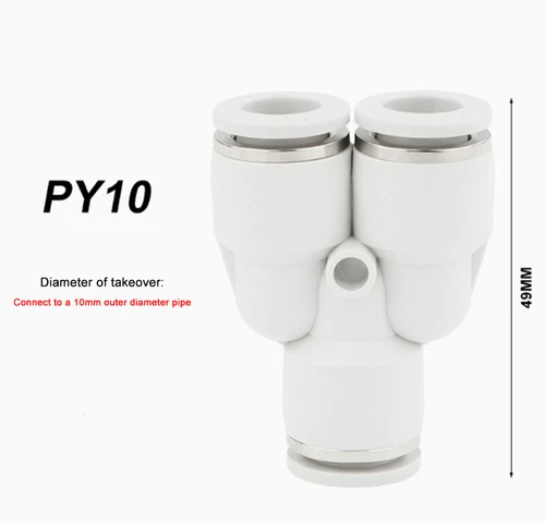 PU/PY/PE Series Tracheal Connector Outer Diameter 4/6/8-16MM For PU/Nylon Hose - Picture 27 of 45