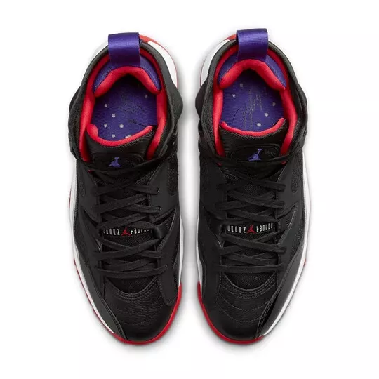 Nike Air Jordan Jumpman Two Trey Raptors Black Concord DO1925-001 Men US 10.5 Jordan Jumpman Two Trey Bred Raptors Black True Red Concord  main image 3