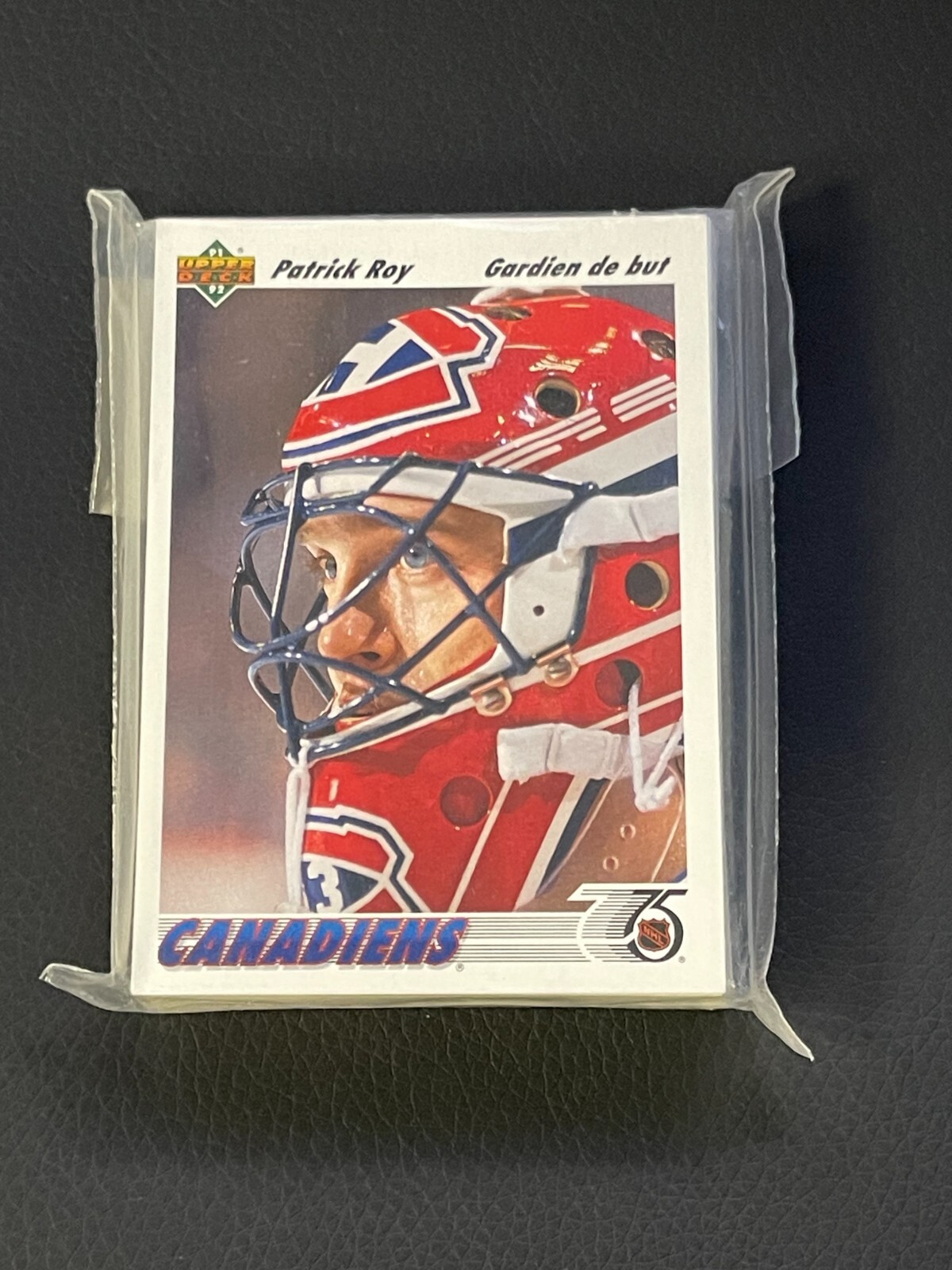 (50) 1991-92 Upper Deck FRENCH #137 Patrick Roy NM-MINT!